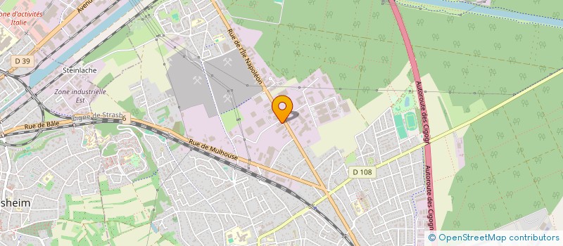 localisation de l'entreprise ADR AUTOMOBILES à RIXHEIM
