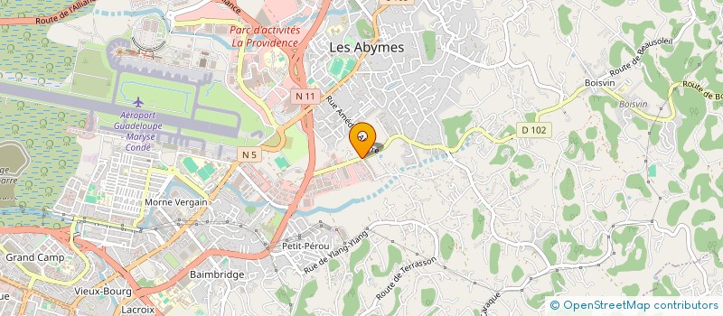 localisation de l'entreprise ADR BH 833  LES ABYMES