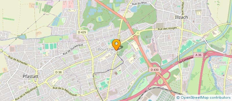 localisation de l'entreprise ADR BTP à MULHOUSE