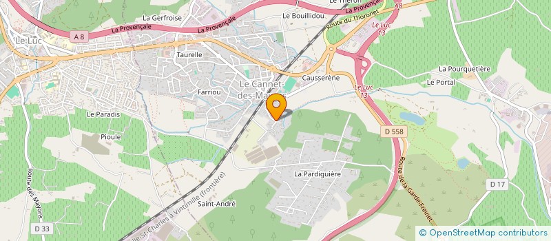 localisation de l'entreprise ADR CONSEIL  CARCES