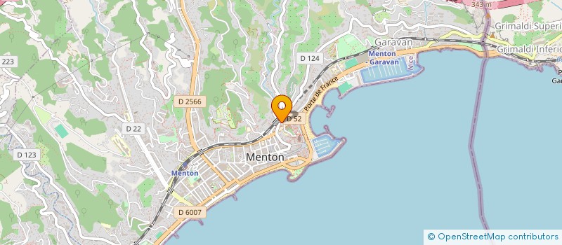 localisation de l'entreprise ADR IMMO à MENTON