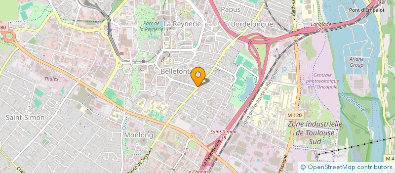 localisation de l'entreprise ADR INVEST à TOULOUSE