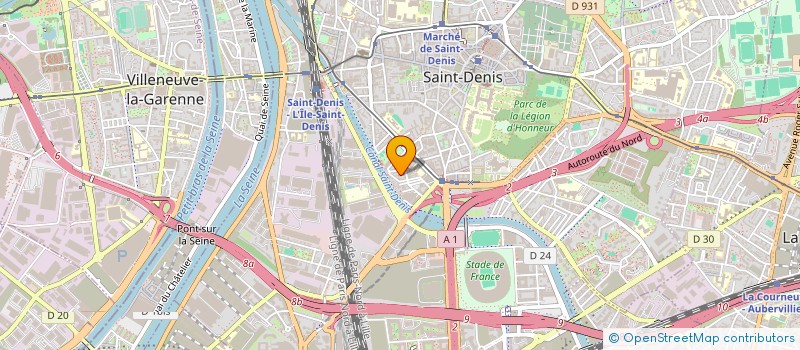 localisation de l'entreprise ADR LOGISTIQUE  SAINT-DENIS