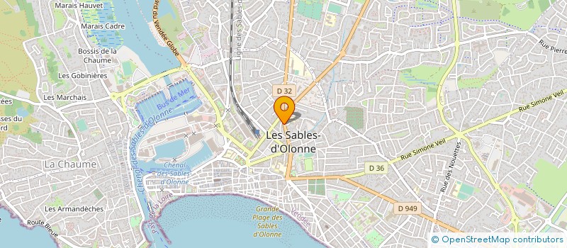 localisation de l'entreprise ADR & NANGERONI à LES SABLES-D'OLONNE