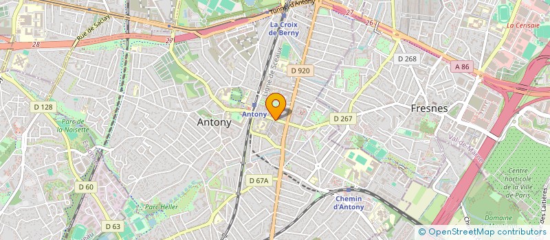 localisation de l'entreprise ADR OPTIQUE à ANTONY