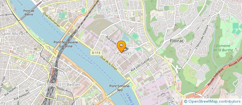 localisation de l'entreprise ADR PNEUS  FLOIRAC