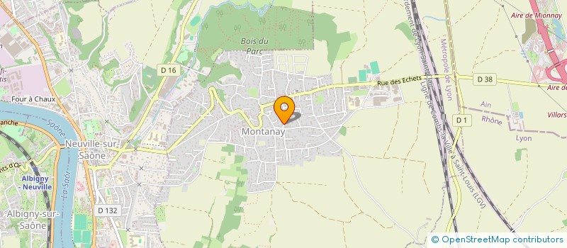 localisation de l'entreprise ADR PROJET  MONTANAY