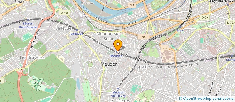 localisation de l'entreprise ADR RENOVATION à MEUDON