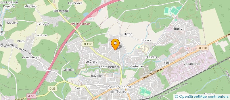 localisation de l'entreprise ADR SERVICES à SAINT-VINCENT-DE-TYROSSE