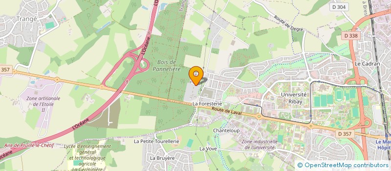 localisation de l'entreprise ADR1 HOLDING  LE MANS