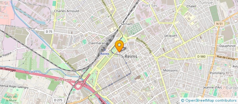 localisation de l'entreprise ADRA FINANCES  REIMS