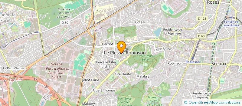 localisation de l'entreprise ADRA IMMOBILIER  LE PLESSIS-ROBINSON