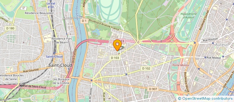 localisation de l'entreprise ADRAGANTE à BOULOGNE-BILLANCOURT