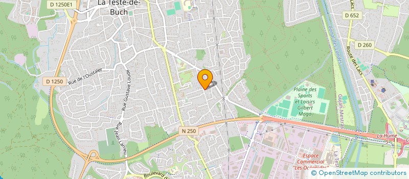 localisation de l'entreprise ADRAMAR ETXEA à LA TESTE-DE-BUCH