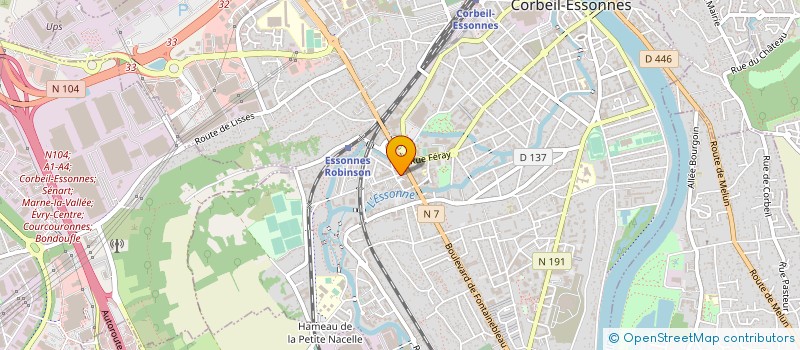 localisation de l'entreprise ADRAR à CORBEIL-ESSONNES