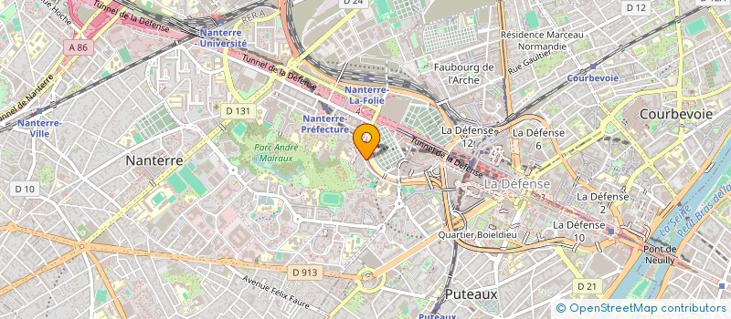 localisation de l'entreprise ADRAR MANAGER  NANTERRE