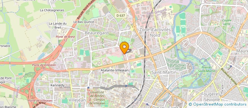 localisation de l'entreprise ADRASEC 35 à RENNES