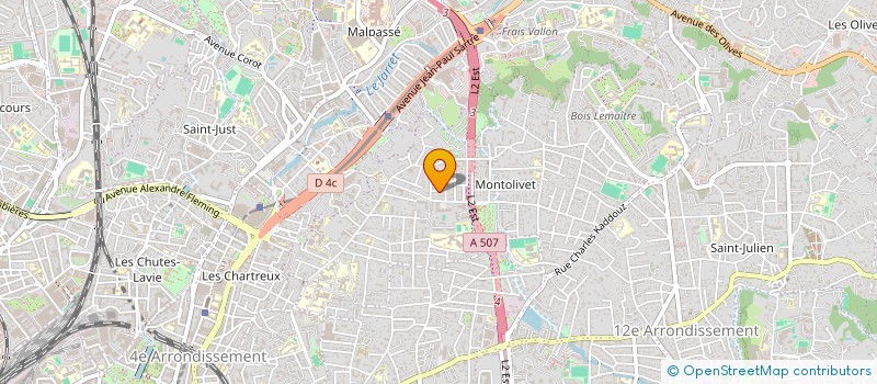 localisation de l'entreprise ADRASTE à MARSEILLE