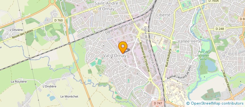 localisation de l'entreprise ADRD - IMMO 1  LA ROCHE-SUR-YON