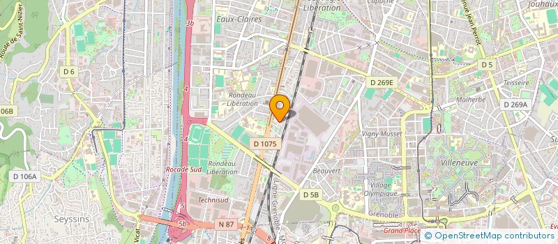 localisation de l'entreprise ADREA MUTUELLE ALPES DAUPHINE  GRENOBLE