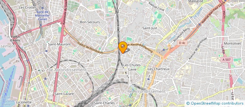 localisation de l'entreprise ADREC à MARSEILLE