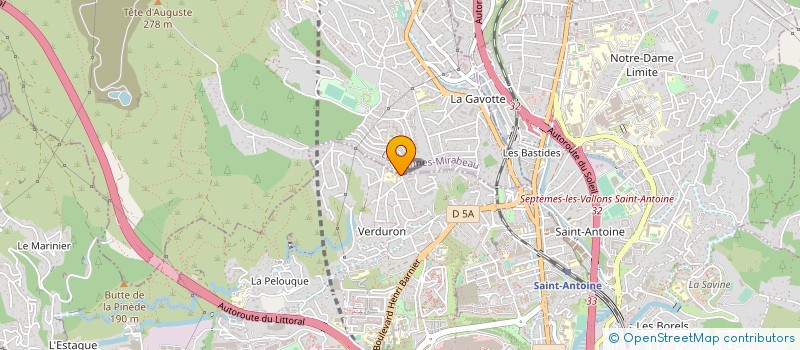 localisation de l'entreprise ADREF 13 à MARSEILLE