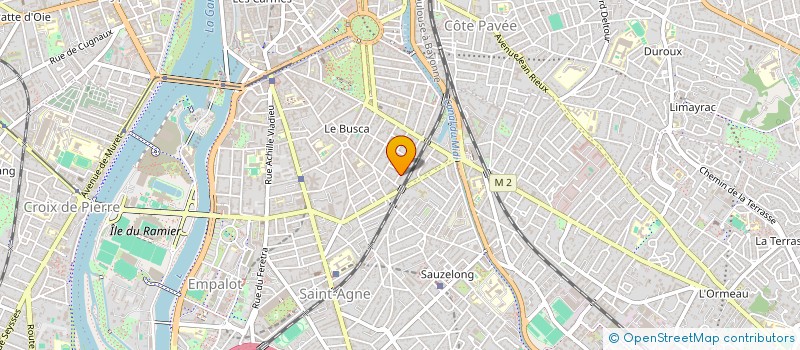 localisation de l'entreprise ADREFES  TOULOUSE