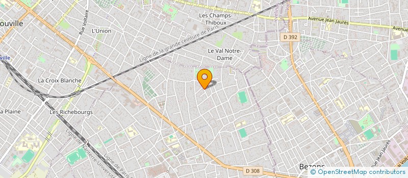 localisation de l'entreprise ADREGA  HOUILLES