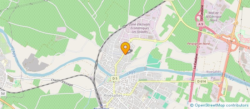 localisation de l'entreprise ADREIM  CASES-DE-PENE