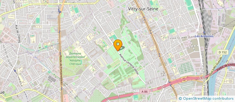 localisation de l'entreprise ADREM à VITRY-SUR-SEINE