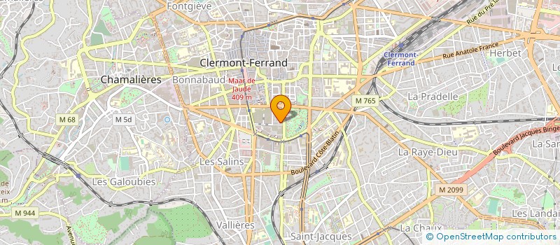 localisation de l'entreprise ADREMS à CLERMONT-FERRAND