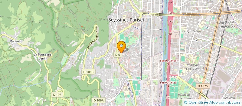 localisation de l'entreprise ADRENALIE  SEYSSINET-PARISET