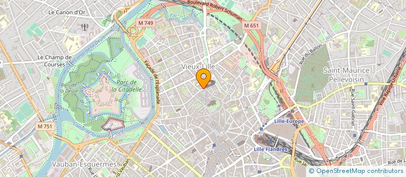 localisation de l'entreprise ADRENALINE à LILLE