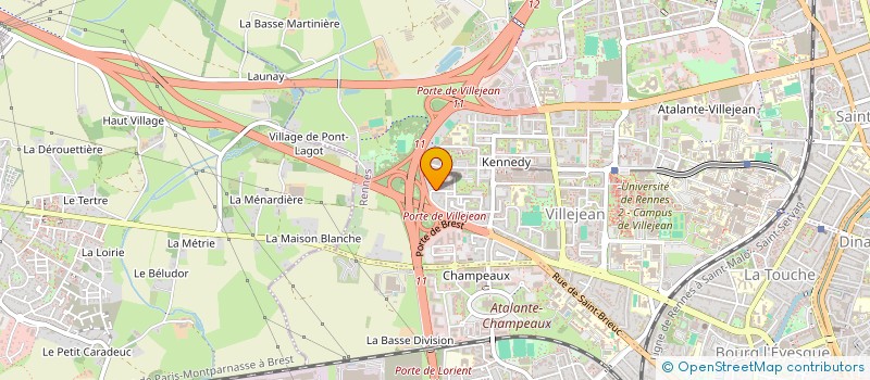 localisation de l'entreprise ADRENALINE à RENNES