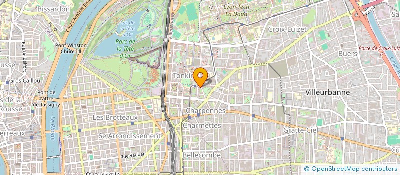 localisation de l'entreprise ADRENALINE  VILLEURBANNE