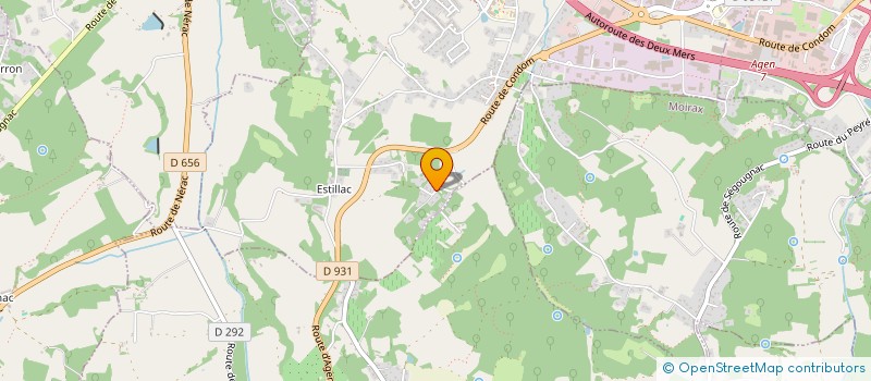 localisation de l'entreprise ADRENALINE EXTREME  ESTILLAC