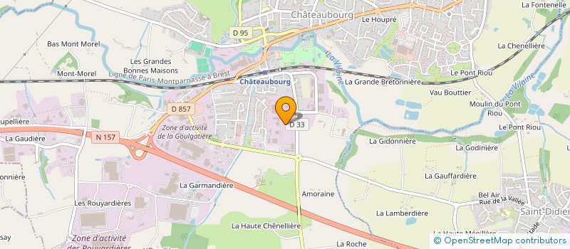 localisation de l'entreprise ADRENALINE PARTNERS  CHATEAUBOURG