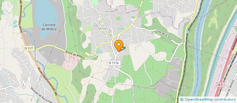 localisation de l'entreprise ADRENALINE PLUS  MILLERY