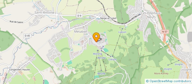 localisation de l'entreprise ADRENALINE POINT à METABIEF