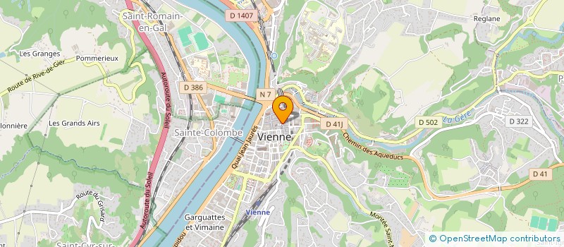 localisation de l'entreprise ADRENALINE ZONE à VIENNE