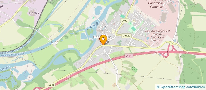 localisation de l'entreprise ADRENE à GONDREVILLE