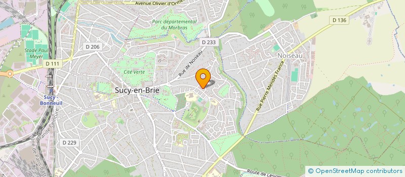 localisation de l'entreprise ADRESCOM à SUCY-EN-BRIE