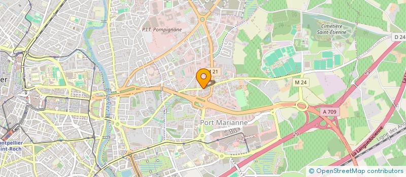 localisation de l'entreprise ADRESS DIFFUSION CONFORT à MONTPELLIER