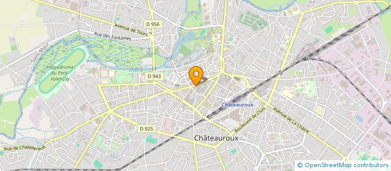 localisation de l'entreprise ADRESS'IMMO à CHATEAUROUX