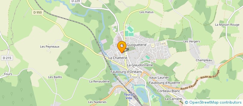 localisation de l'entreprise ADRESSAGE COMMUNES  TOUCY