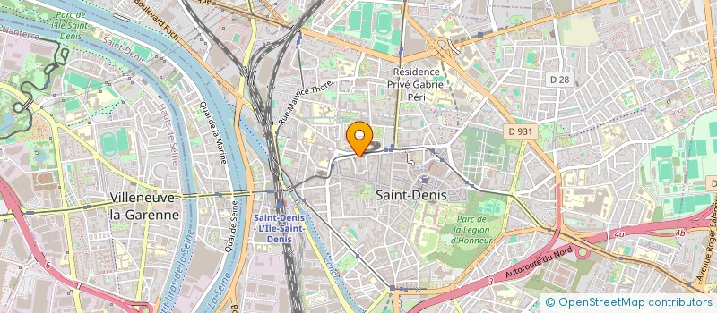 localisation de l'entreprise ADRESSAMA à SAINT-DENIS