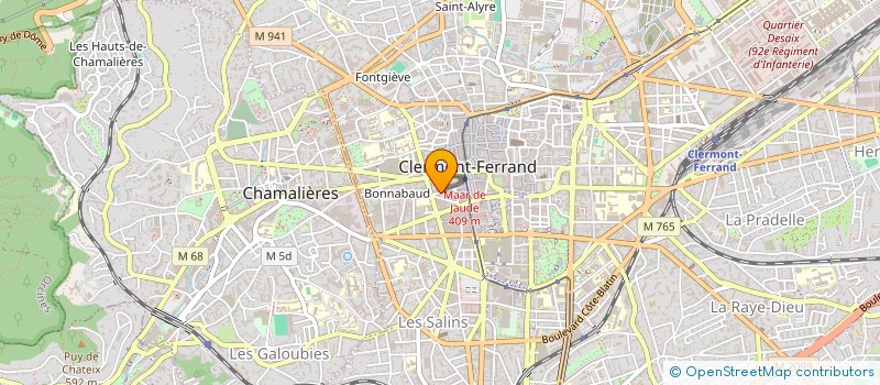 localisation de l'entreprise ADRESSE LIVING à CLERMONT-FERRAND