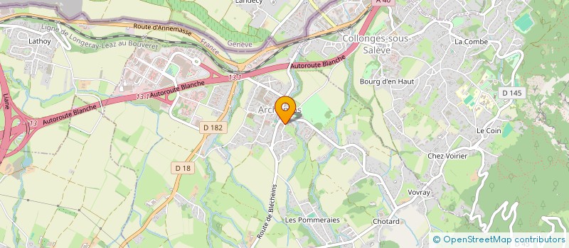 localisation de l'entreprise ADRET INVEST à CHAMONIX-MONT-BLANC