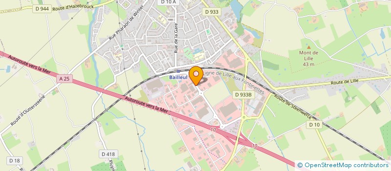 localisation de l'entreprise ADREYDIS à BAILLEUL