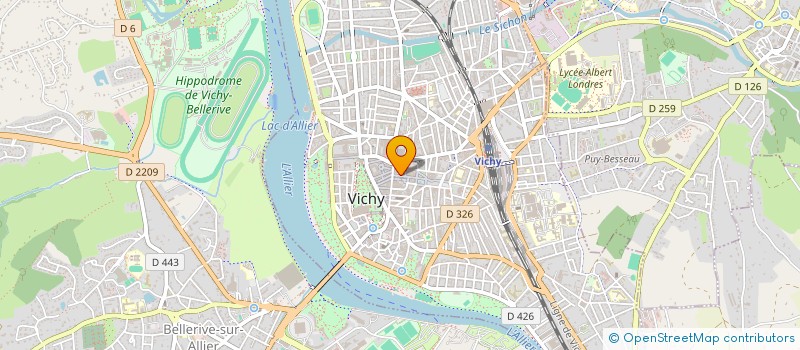 localisation de l'entreprise ADRF à VICHY